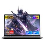 MALLRACE New Gaming Laptop, AMD Ryzen 7 5825U (Beat Intel i7-1255,up to 4.5GHz) 16GB DDR5 1TB SSD Computer withRadeon Graphics,Type-C, WiFi-6, 54.72Wh Battery,Numbers Keyboard for Business