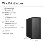 HP OmniDesk Desktop Computer PC, AMD Ryzen 7 8700G, 32GB DDR5 Memory, 1TB NVMe SSD, Radeon 780M Graphics, Wi-Fi 6 + Bluetooth 5.4 (Includes Keyboard + Mouse)