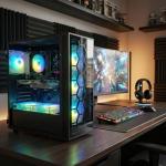 STGAubron Gaming PC Desktop Computer, GeForce RTX 3050 6G, Intel Core i7 up to 3.9G, 32G RAM, 1TB SSD, WiFi 6, BT 5.0, RGB Fan x6, Windows 11 Home