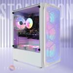 STGAubron Gaming PC Desktop Computer, GeForce GTX 1660 Ti 6G, Intel Core I7 up to 3.9G, 16GB RAM, 512GB SSD, WiFi 6, BT 5.0, RGB Fan x6, Windows 11 Home