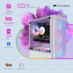 STGAubron Gaming PC Desktop Computer, GeForce GTX 1660 Ti 6G, Intel Core I7 up to 3.9G, 16GB RAM, 512GB SSD, WiFi 6, BT 5.0, RGB Fan x6, Windows 11 Home