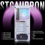 STGAubron Gaming PC Desktop Computer, GeForce GTX 1660 Ti 6G, Intel Core I7 up to 3.9G, 16GB RAM, 512GB SSD, WiFi 6, BT 5.0, RGB Fan x6, Windows 11 Home