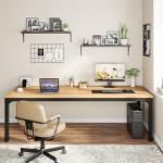 Tribesigns 78.7 Inches Extra Long Computer Desk 2 Person Desk, Double Long Desk, Workstaion for Home Office