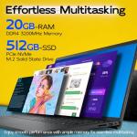 Dell Laptop 15 LDC15250 Touchscreen, Intel i5-1334U(10-Core), 20GB RAM, 512GB SSD, 15.6 FHD Anti-Glare Display for Business & Students, Windows 11 Pro, Windows Copilot