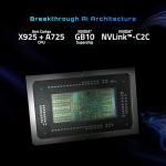 GIGABYTE AI TOP Atom Personal AI Supercomputer, Arm Cortex-X295 + Cortex A725, NVIDIA® Blackwell Architecture, 128GB LPDDR5X, 4TB PCIe 5.0 NVMe SSD, NVIDIA DGX™ OS, Black