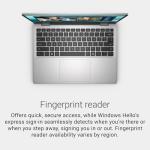 Dell 14 Laptop DC14250-14.0-inch FHD+ Anti-Glare Display, Intel Core 5 120U Processor, Intel Graphics, 16GB RAM, 512GB SSD, English AI Backlit Keyboard, Fingerprint Reader, Windows 11 Home - Silver