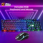 Dell Gaming Tower Desktop PC – Intel Core i7-7700 – 16GB RAM – 256GB SSD – 1TB HDD – GeForce GTX 1050 Ti – 24" LED Monitor – RGB Keyboard & Mouse – Wi-Fi – Windows 11 Pro – Gaming Computer (Renewed)