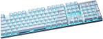 HP GK400F Mechanical Keyboard Wired, Brown Switch, 104-Key Full Size, Metal Panel Anti-Rust, RGB Backlit, Anti-Ghosting, ABS Keycaps for Gaming Office Desktop PC - White