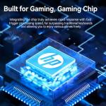 HP GK400F Mechanical Keyboard Wired, Brown Switch, 104-Key Full Size, Metal Panel Anti-Rust, RGB Backlit, Anti-Ghosting, ABS Keycaps for Gaming Office Desktop PC - White