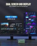 GMKtec Mini PC, G11 AMD Ryzen Embedded R2514 (Beats 4300U/N150), 16GB DDR4 RAM 512GB PCIe M.2 SSD, Business Office Personal Desktop Computer Dual NIC 2.5GbE USB-C HDMI Triple Display