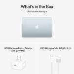 Apple 2026 MacBook Air 15-inch Laptop with M5 chip: Built for AI, 15.3-inch Liquid Retina Display, 16GB Unified Memory, 1TB SSD, 12MP Center Stage Camera, Touch ID, Wi-Fi 7; Sky Blue