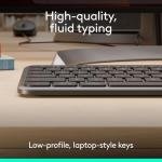 Logitech Signature Slim Wired K620 for Business, Full-Size Keyboard, USB-C Plug-and-Play, Laptop-Style, Scissor Keys, Windows/Mac/Chrome/PC/laptops - Graphite