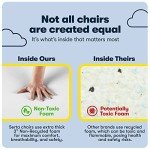 Serta Executive Office Chair, Beige Microfiber