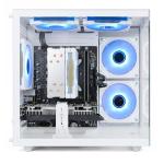 suevery Prebuilt Gaming PC,16G RAM, AMD Ryzen5 6Cores 3.6G Up to 4.1G, 512G SSD Wi-Fi 6 White Desktop Computer (White, Ryzen5-16G-512G-RX560 4G)