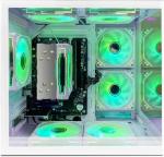 suevery Prebuilt Gaming PC,16G RAM, AMD Ryzen5 6Cores 3.6G Up to 4.1G, 512G SSD Wi-Fi 6 White Desktop Computer (White, Ryzen5-16G-512G-RX560 4G)