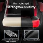 CELTOSS Gaming Chairs with Footrest, Big and Tall Gamer Chair with Headrest and Lumbar Support for Adults, Red