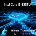 Lenovo New IdeaPad 15.6" Touchscreen Business Laptop with Office Web Apps | 16GB RAM - 512GB SSD | 2026 Edition | Intel Core i5-1335U 10-core Processor(Beats i7-1255U) | Windows 11 Home