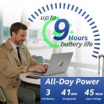 HP 17 inch laptops, AMD Ryzen 5 7430U(Beats i7-1355U), 20GB RAM 512GB NVMe SSD, Windows 11 Pro + Office 365 for the Web, 17.3" FHD IPS, USB-C, Numeric Keyboard, w/AI Voice Recorder