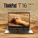 Lenovo ThinkPad T16 Gen 4 Business Laptop 16” FHD+ Display, Intel Ultra 5-225U (Beats i7-1355U), 16GB DDR5 RAM, 512GB SSD, 5MB Webcam, Fingerprint, Backlit KB, WiFi 6E, RJ-45, Win 11 Pro