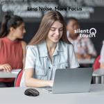 TECKNET Wireless Mouse Rechargeable, 2.4G USB-A Silent Mouse, Quiet Click, 6 Adjustable 4800 DPI, Cordless Computer Mice, Ergonomic Mice for Laptop, 6 Buttons for Chromebook, Ergo Grip - Black