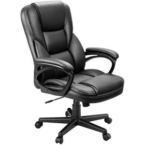 Furmax High Back Adjustable Office Chair - Black