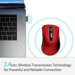 Ergonomic Wireless Vertical Mouse with Adjustable DPI