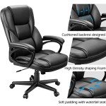 Furmax High Back Adjustable Office Chair - Black