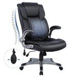 ZASTION Ergonomic High Back Office Chair - Black