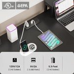 Sedeta 95-Inch Double Computer Desk with USB Ports