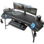 Eureka Ergonomic 180x76 cm Gaming Desk
