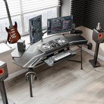 Eureka Ergonomic 180x76 cm Gaming Desk