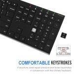 Arteck Wireless USB Keyboard with QWERTZ Layout