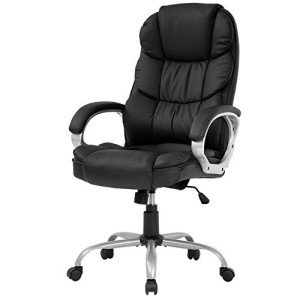 Ergonomic High Back Adjustable Office Chair - Black
