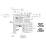Orchard Hills Brown Computer Desk with Stall