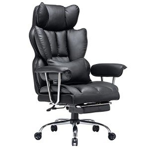 Big and Tall Ergonomic Office Chair with Leg Rest