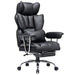 Big and Tall Ergonomic Office Chair with Leg Rest