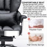 Big and Tall Ergonomic Office Chair with Leg Rest