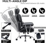 Big and Tall Ergonomic Office Chair with Leg Rest