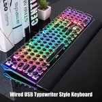 RK ROYAL KLUDGE S108 Retro Mechanical Keyboard