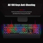 RK ROYAL KLUDGE S108 Retro Mechanical Keyboard