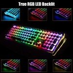 RK ROYAL KLUDGE S108 Retro Mechanical Keyboard