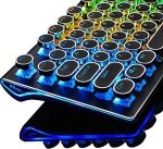 RK ROYAL KLUDGE S108 Retro Mechanical Keyboard