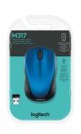 Logitech M317 Blue Wireless Mouse with USB Receiver