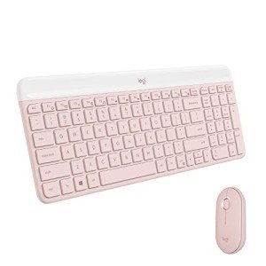 Logitech MK470 Rose Slim Wireless Keyboard & Mouse