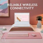Logitech MK470 Rose Slim Wireless Keyboard & Mouse