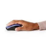 Wireless Optical Computer Mouse with USB Receiver - Blue