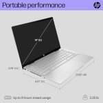 HP Pavilion x360 14" Touchscreen Laptop, Intel i3