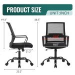 Ergonomic Mesh Office Chair with Lumbar Support
