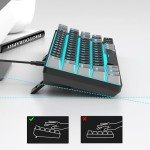 Compact 60% Mechanical Gaming Keyboard with Blue Backlight