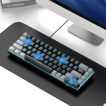 Compact 60% Mechanical Gaming Keyboard with Blue Backlight